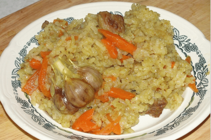 Плов из говядины (узбекский рецепт)