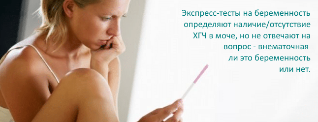 Показывает ли тест внематочную беременность