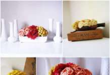 Декоративні квіткові композиції від flores del sol