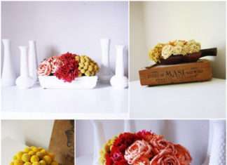 Декоративні квіткові композиції від flores del sol