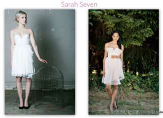 Короткі весільні сукні фото