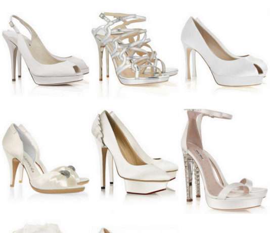 Весільні туфлі 2011 на фото