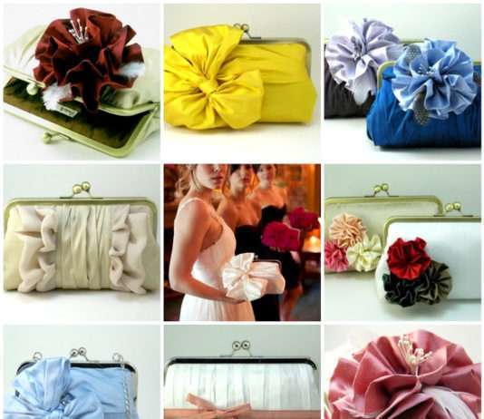Кольорові клатчі на весілля від DavieandChiyo