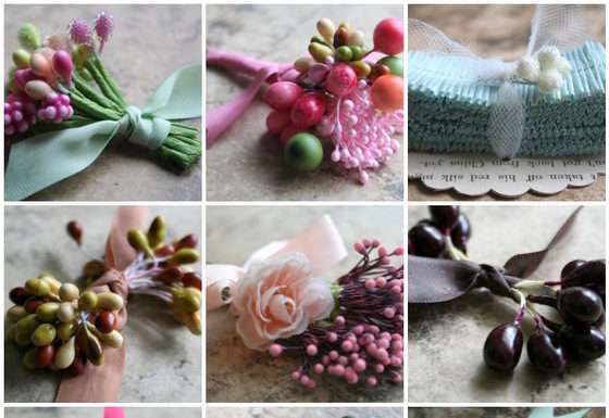 Ідеї для букетів і бутоньєрок від Juliecollings