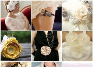 Весільні прикраси зроблені своїми руками. Фото прикрас