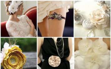 Весільні прикраси зроблені своїми руками. Фото прикрас