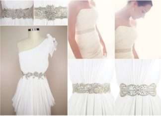 Пояси для весільної сукні фото-підбірка