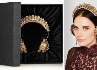 Наушнички «а-ля рюс» від Dolce & Gabbana.