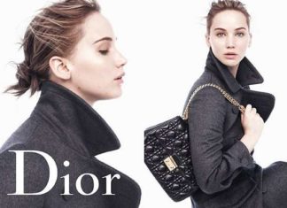 Дженніфер Лоуренс у рекламній кампанії Miss Dior осінь-зима.