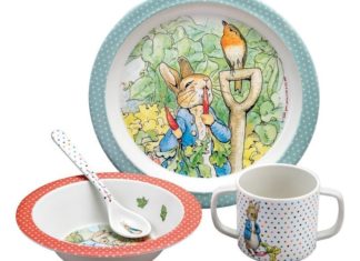 Виграйте набір дитячого посуду Petit Jour Peter Rabbit.