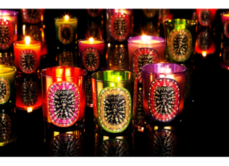 Різдвяні свічки Diptyque.