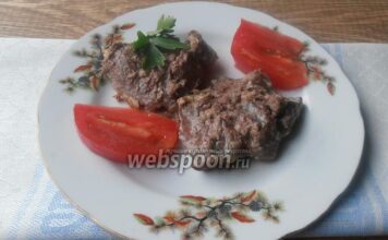 Відбивні з яловичого серця