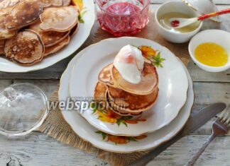 Гречані панкейки зі сметанно-кефірного тесту