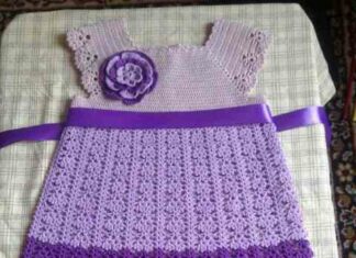 Дитяче плаття гачком. Робота юлії ковальової
