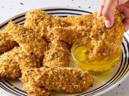 Лимонні Курячі Тендери з Пармезаном: Хрусткі, Ароматні та Запечені у Духівці