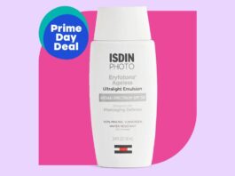 Isdin Sunscreen щойно досяг рекордно низької ціни на Prime Day