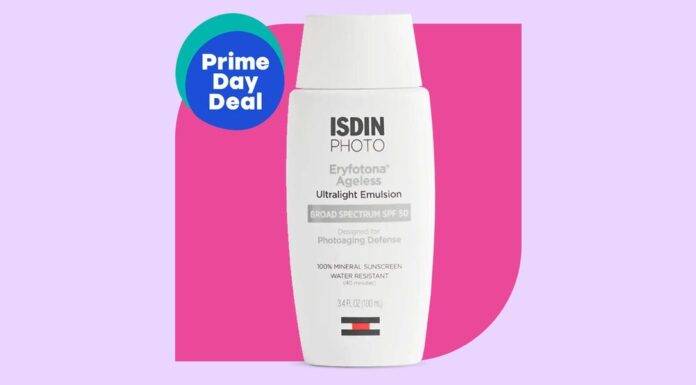 Isdin Sunscreen щойно досяг рекордно низької ціни на Prime Day